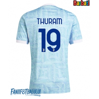 Juventus Khephren Thuram #19 Tricou Fotbal Replică 2025-26 Barbati Deplasare